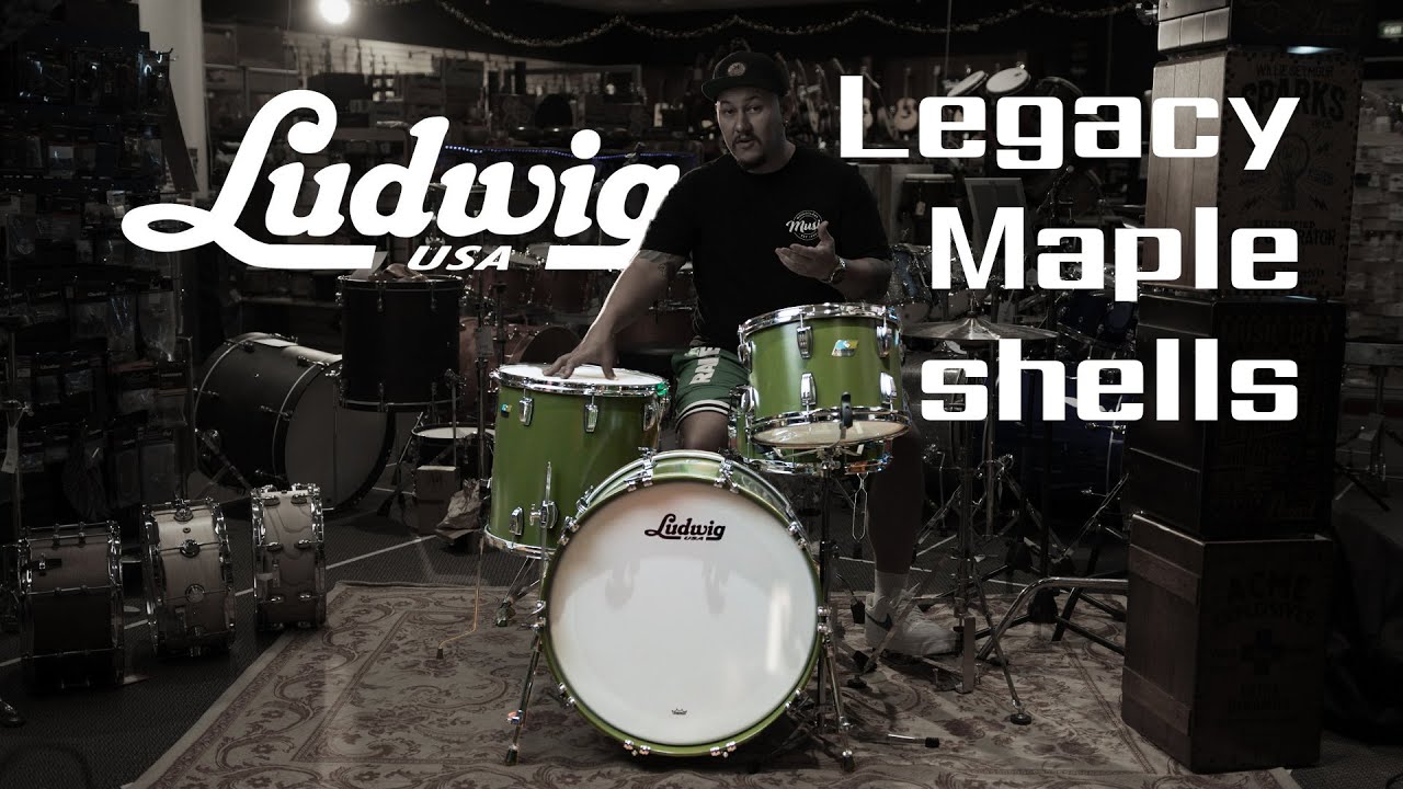 Обзор Ludwig Legacy Maple 4 Piece Fab Shell Pac | Mooloolaba Music