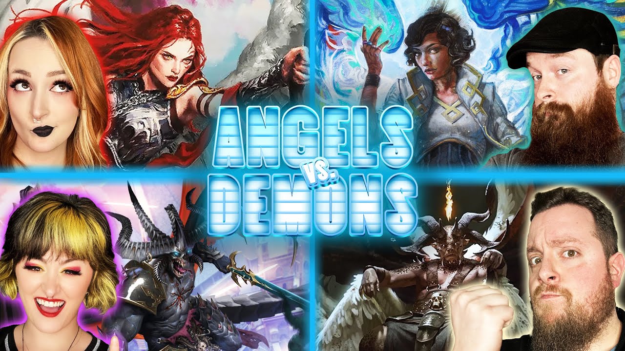 ANGELS vs. Demons | Kaalia vs. Giada vs. Be'lakor vs. Shilgengar | MTG Commander Gameplay