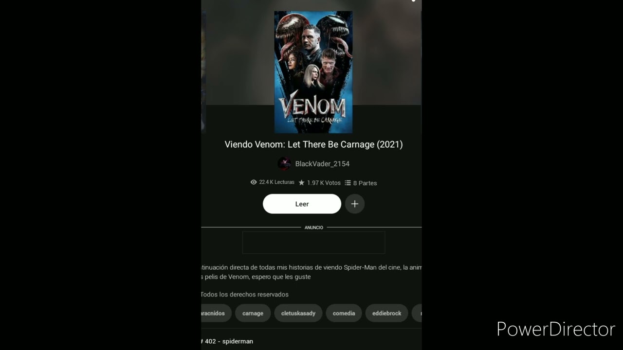 Viendo Venom: Let There Be Carnage (2021) cap 1 y 2 y 3