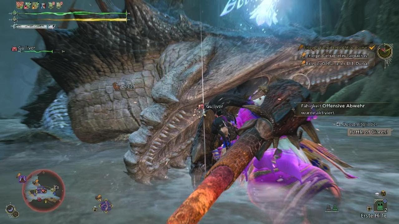 Monster Hunter Wilds - Serenade of Scarlet Water (3 x 9* Monsters) lance solo - cartless - 31:39:82