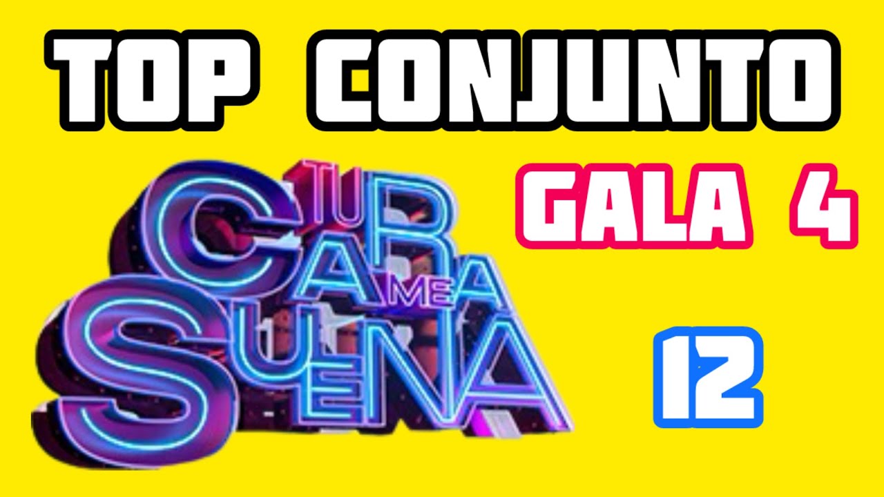 TOP conjunto de la GALA 4 de TU CARA ME SUENA 12 (Votación)