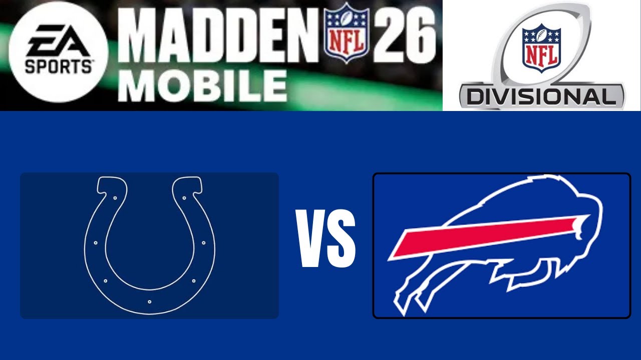 Madden NFL 26 Mobile Gameplay Divisional Round: Indianapolis Colts vs Buffalo Bills