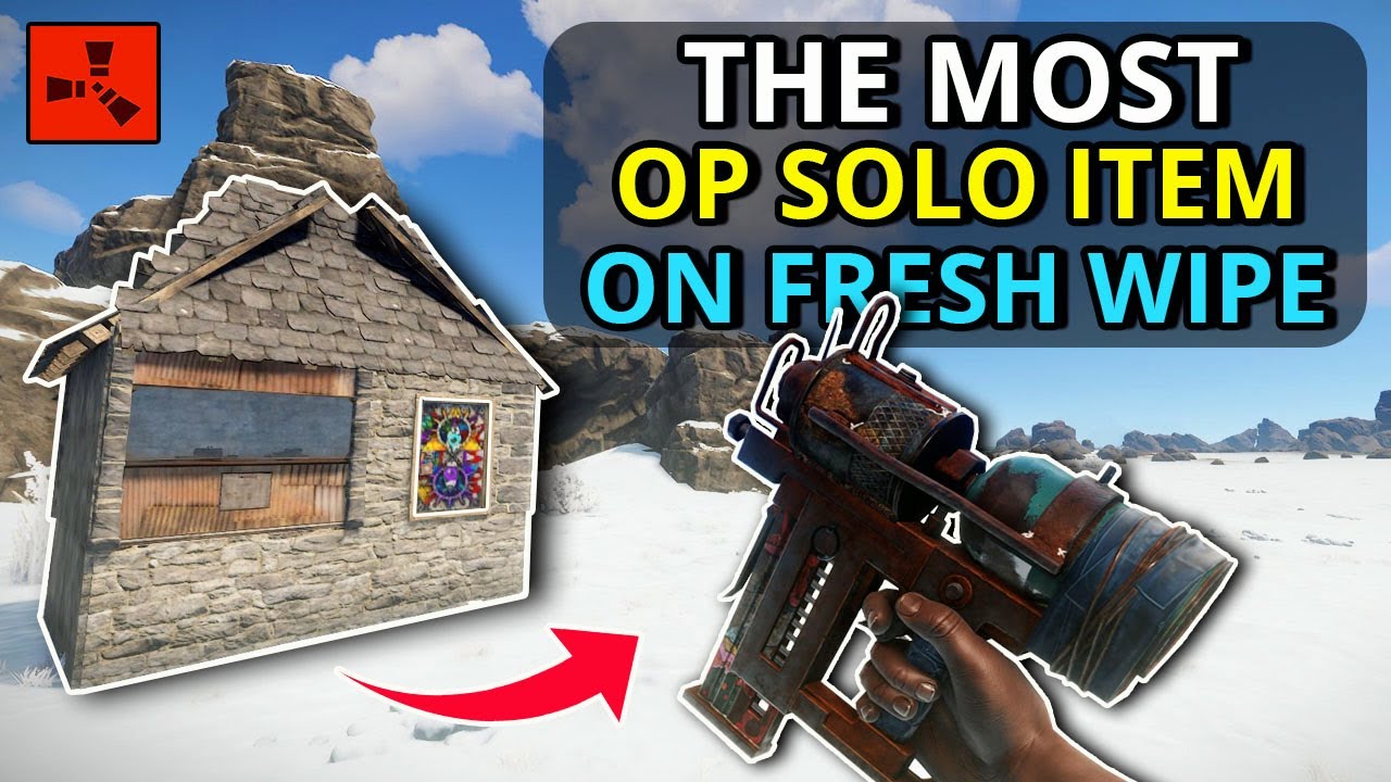 The OP Item For Rust SOLO Players On The FRESH WIPE! - Rust Solo Survival
