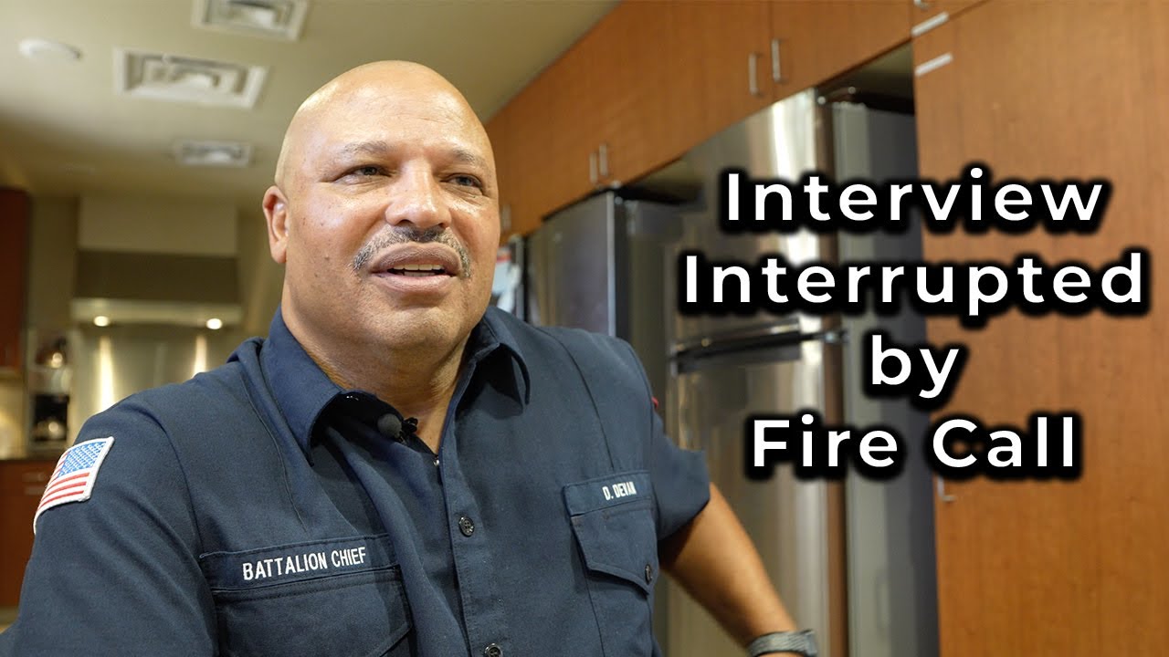 Interview Interrupted by Fire Call