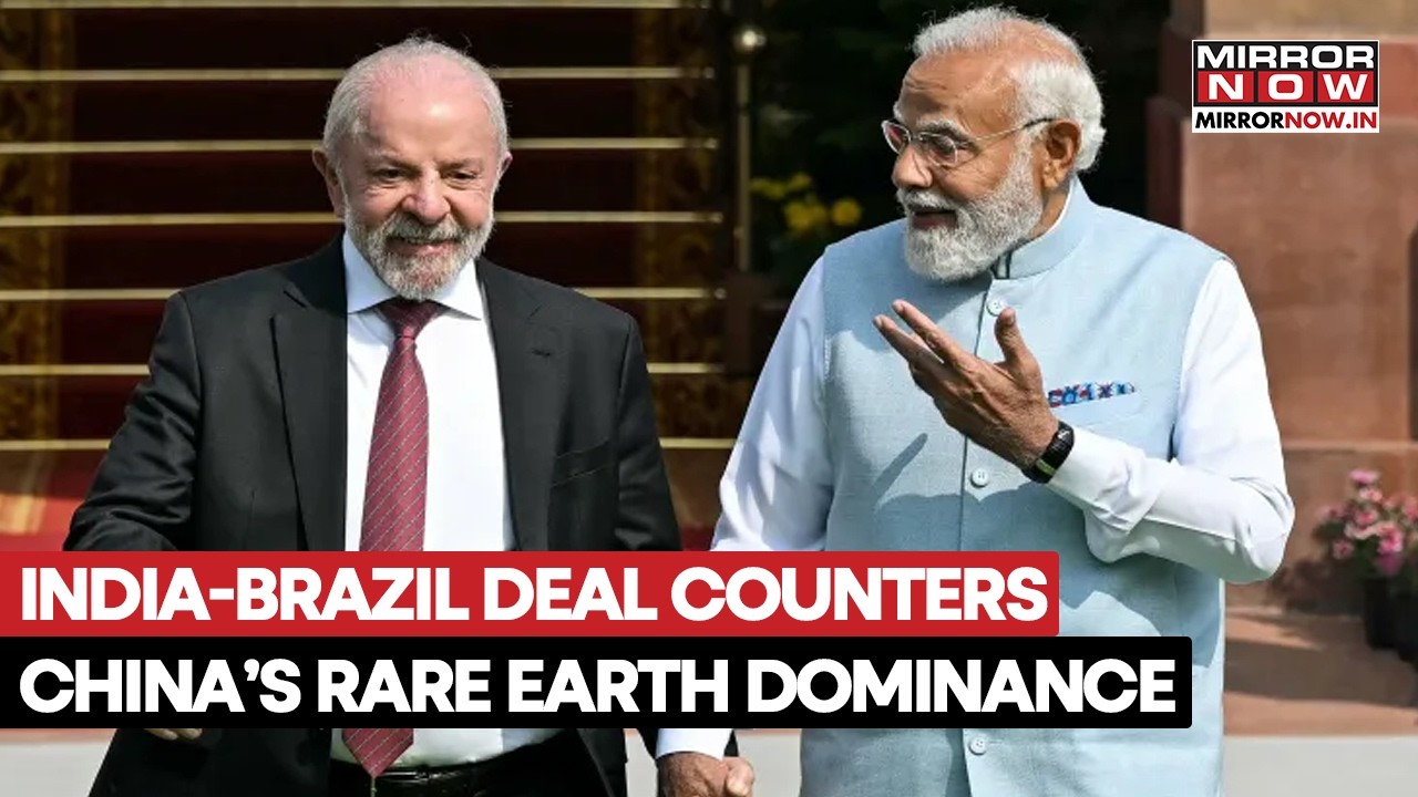 PM Modi Welcomes India-Brazil Pact To Reduce China Rare Earth Dependence