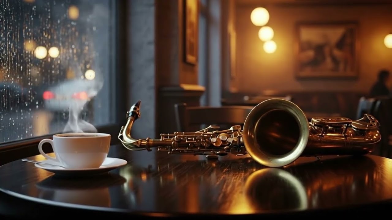 Smooth Jazz Instrumental – Soft Night Lounge Vibes
