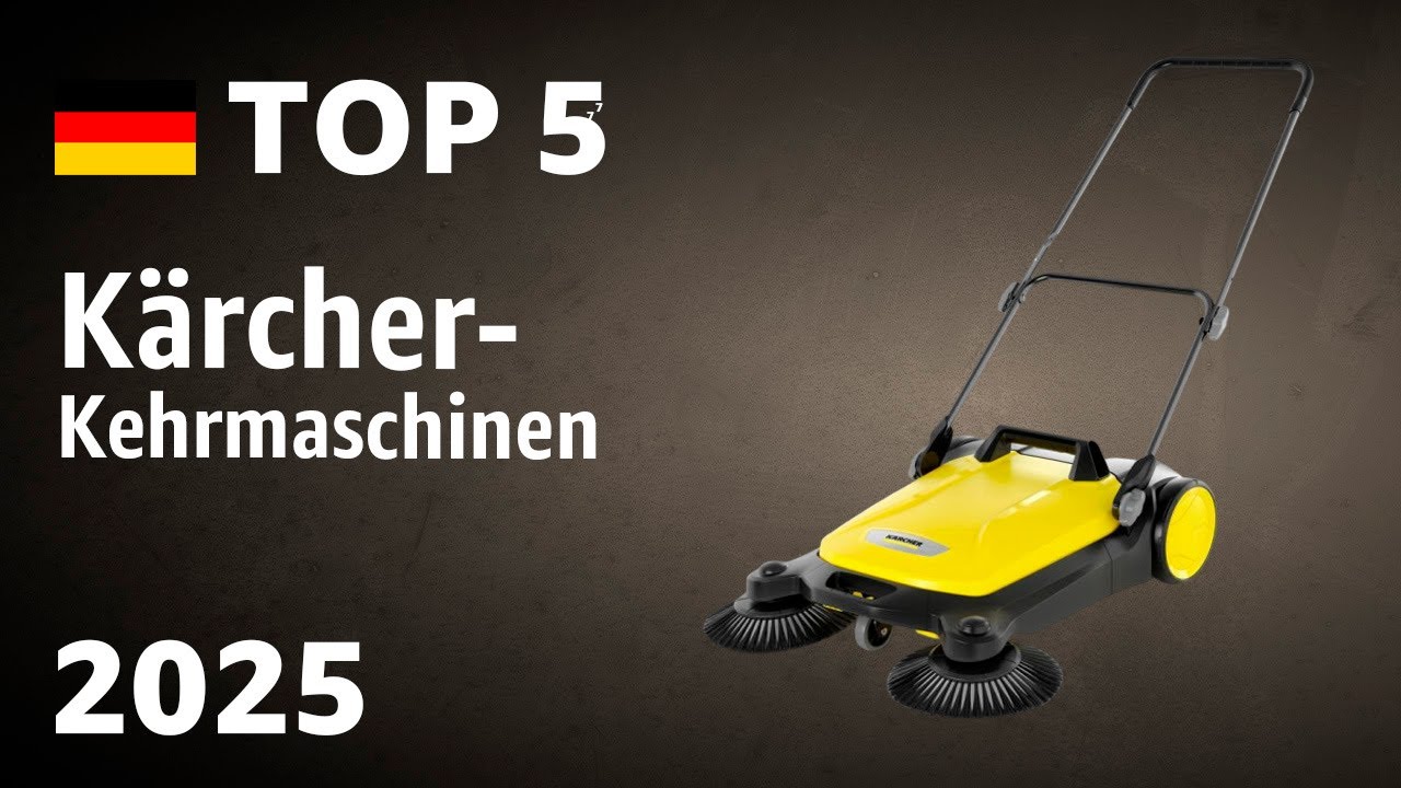 TOP—5. Beste Kärcher-Kehrmaschinen. Test & Vergleich 2025