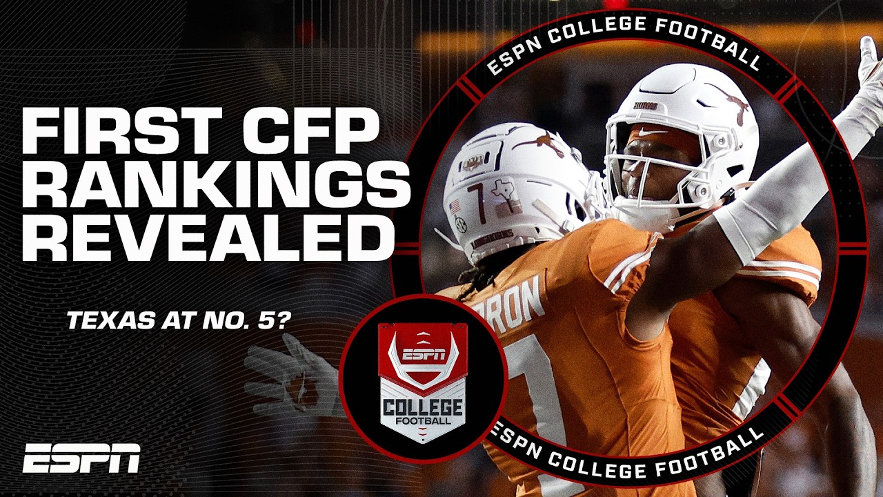 FIRST 2024 College Football Playoff Rankings REVEALED 👀🍿 | ESPN College Football