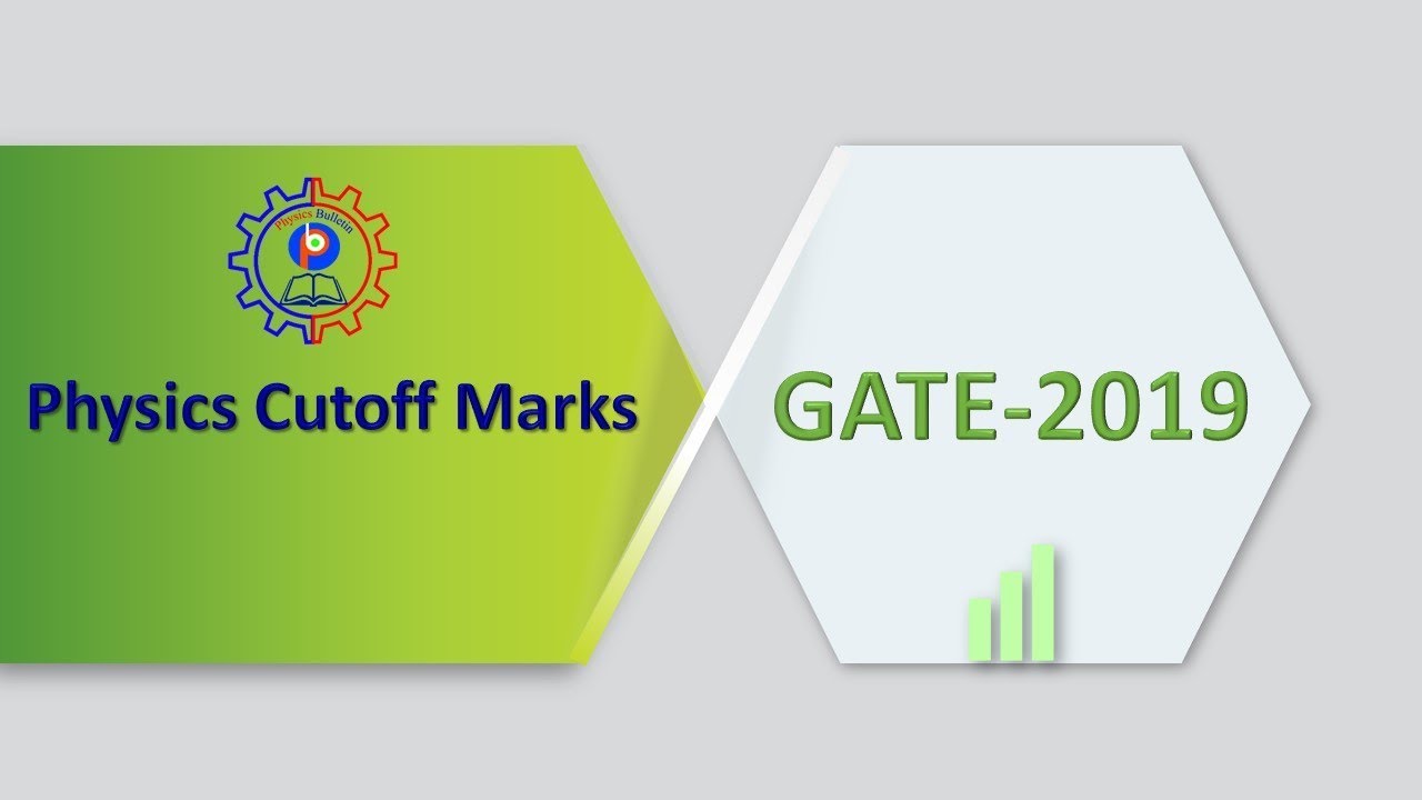 GATE-2019 PHYSICS CUTOFF MARKS