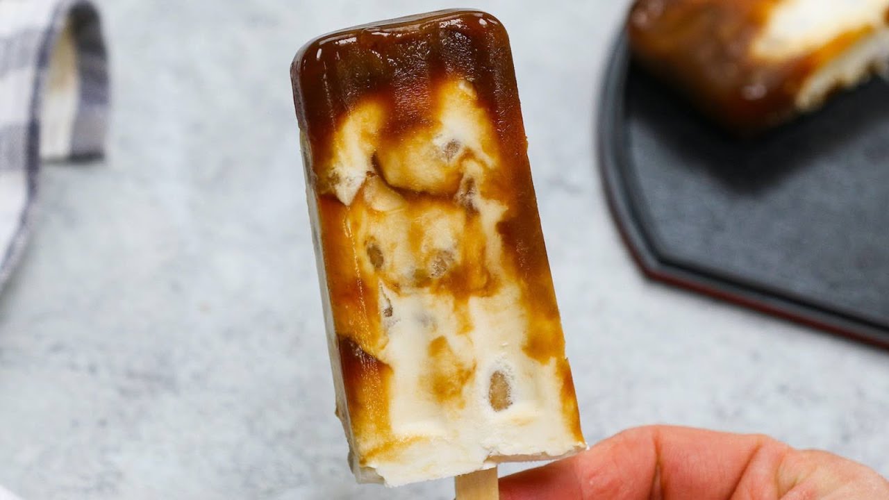 Boba Ice Cream Bars (Brown Sugar Boba Popsicles)