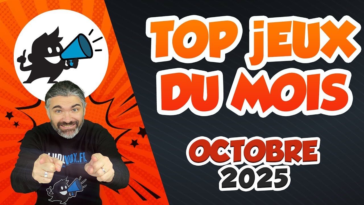 Top Jeux de soci&eacute;t&eacute; Du Mois : Octobre 2025