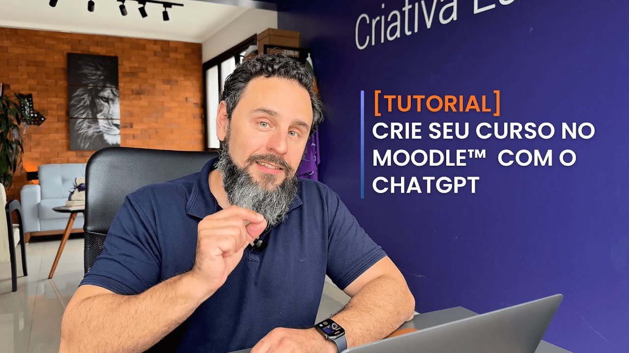 Como criar um curso completo no Moodle com ajuda do ChatGPT | Tutorial Criativa EaD