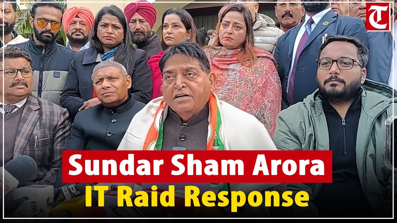 Congress Leader Sundar Sham Arora Clarifies IT Raid in Hoshiarpur, Not ED Involved