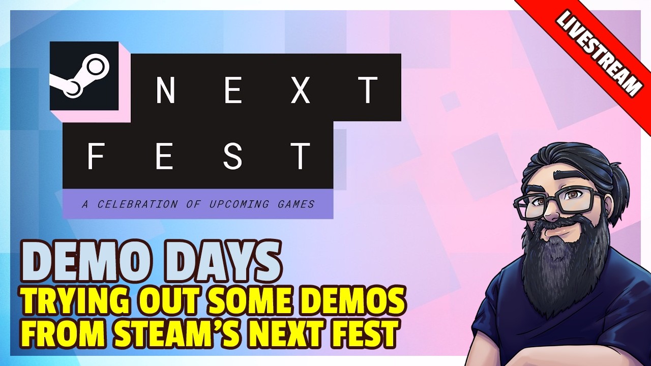 Steam Next Fest | Livestream | Playing Some Demos From Steam's Next Fest!