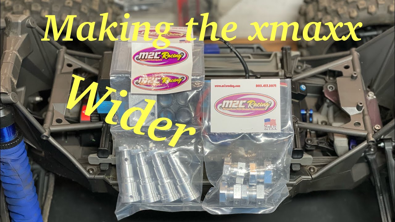 Xmaxx M2c hub extender’s ( first look and installation)