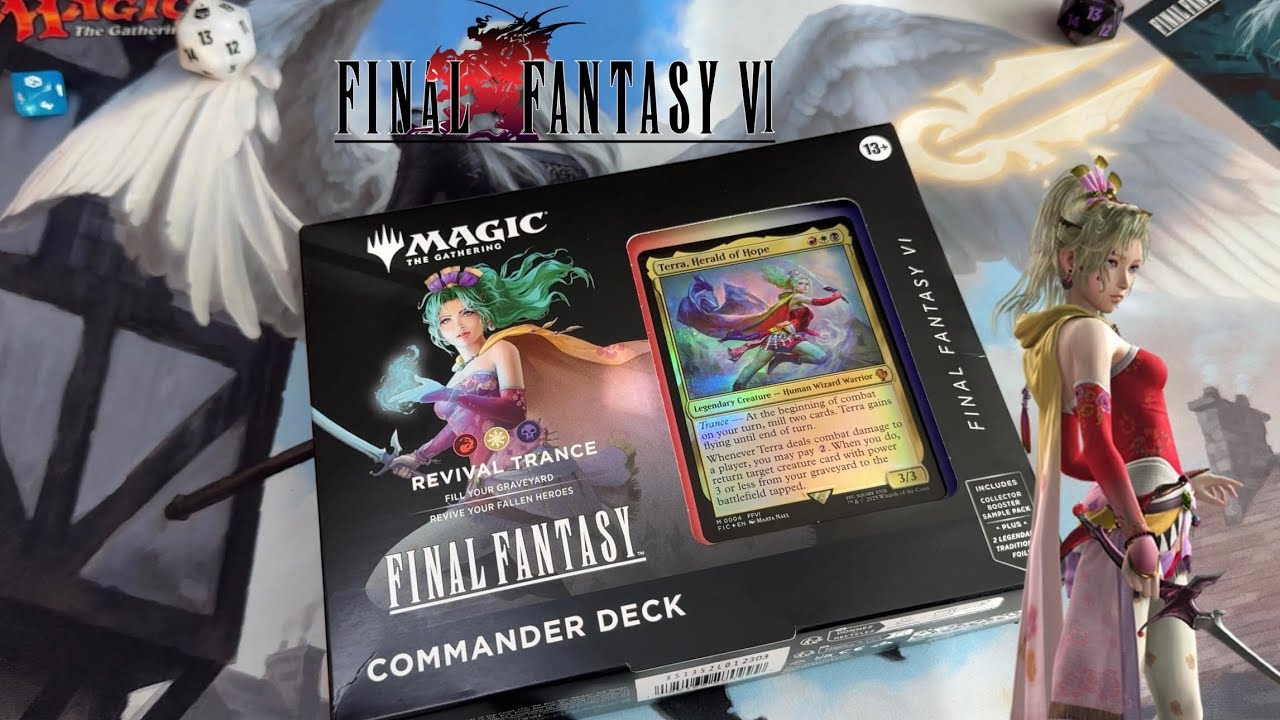 Opening The Final Fantasy 6 - Revival Trance Commander Deck!