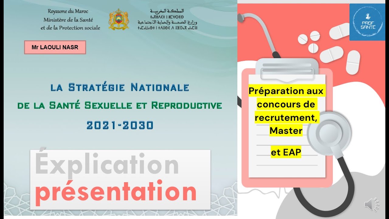 Présentation et explication : La Stratégie Nationale de la Santé Sexuelle et reproductive 2021-2030