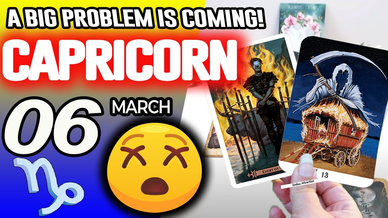 Capricorn ♑😖A BIG PROBLEM IS COMING❗😡 horoscope for today MARCH 6 2026 ♑ #capricorn tarot MARCH