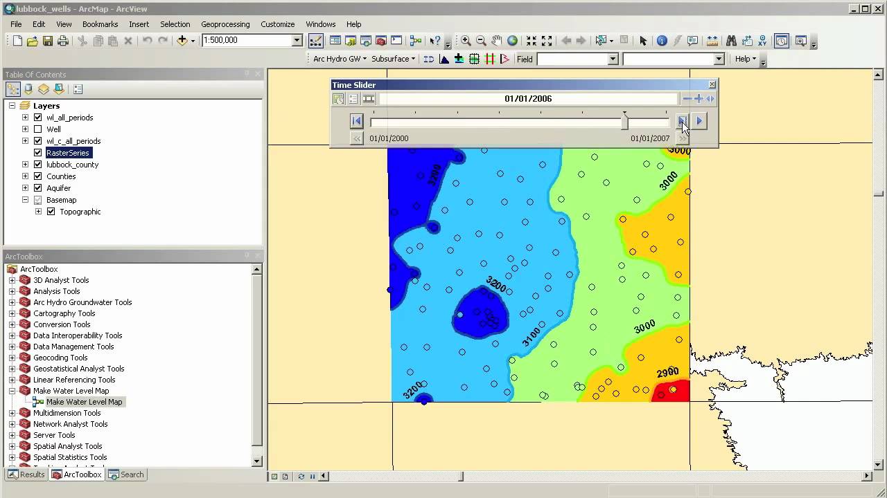 AHGW: Creating Water Level Maps