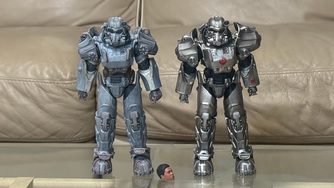 NEW Fallout T-60 action figures (McFarlane): Maximus vs Elite Edition