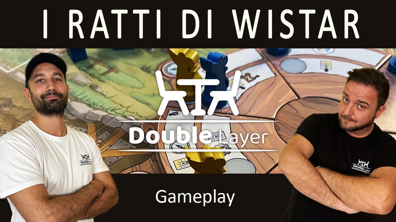 Ratti di Wistar - Gameplay completo a 2 giocatori e impressioni (gioco da tavolo ita)