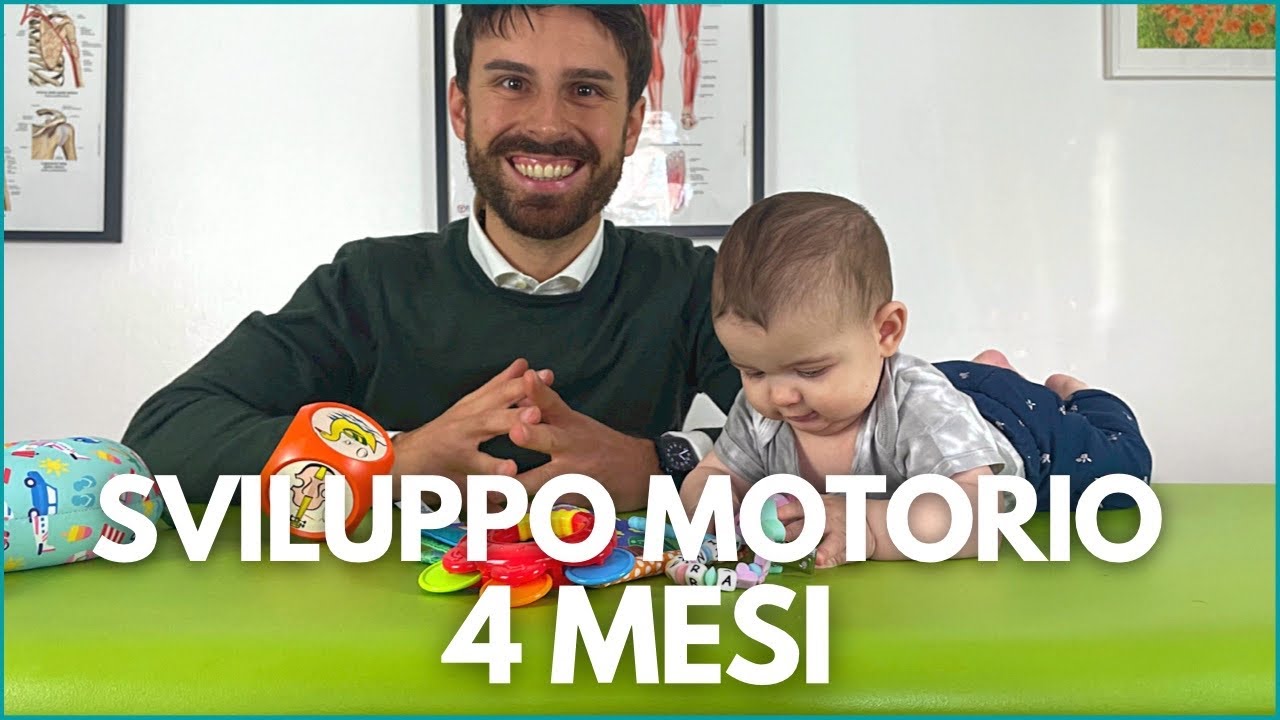 SVILUPPO MOTORIO di un BAMBINO di 4 MESI - COME AIUTARE IL BAMBINO A ROTOLARE se NON LO FA