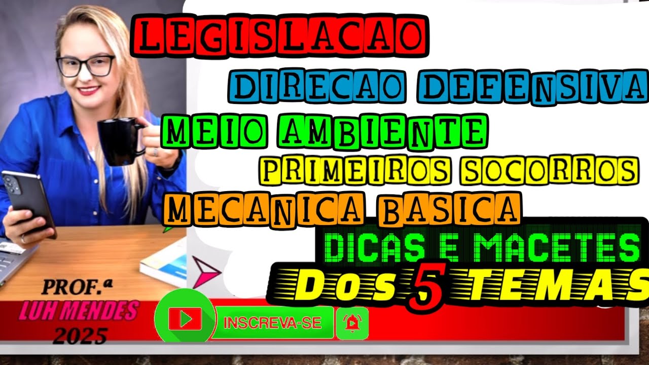 RESUMO PRA PASSAR de PRIMEIRA #dicas #detran #macetes #teorico #aprovação #primeira #1k #legend #cnh