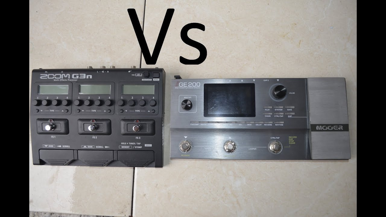 Zoom G3n, G5n Vs Mooer Ge -200