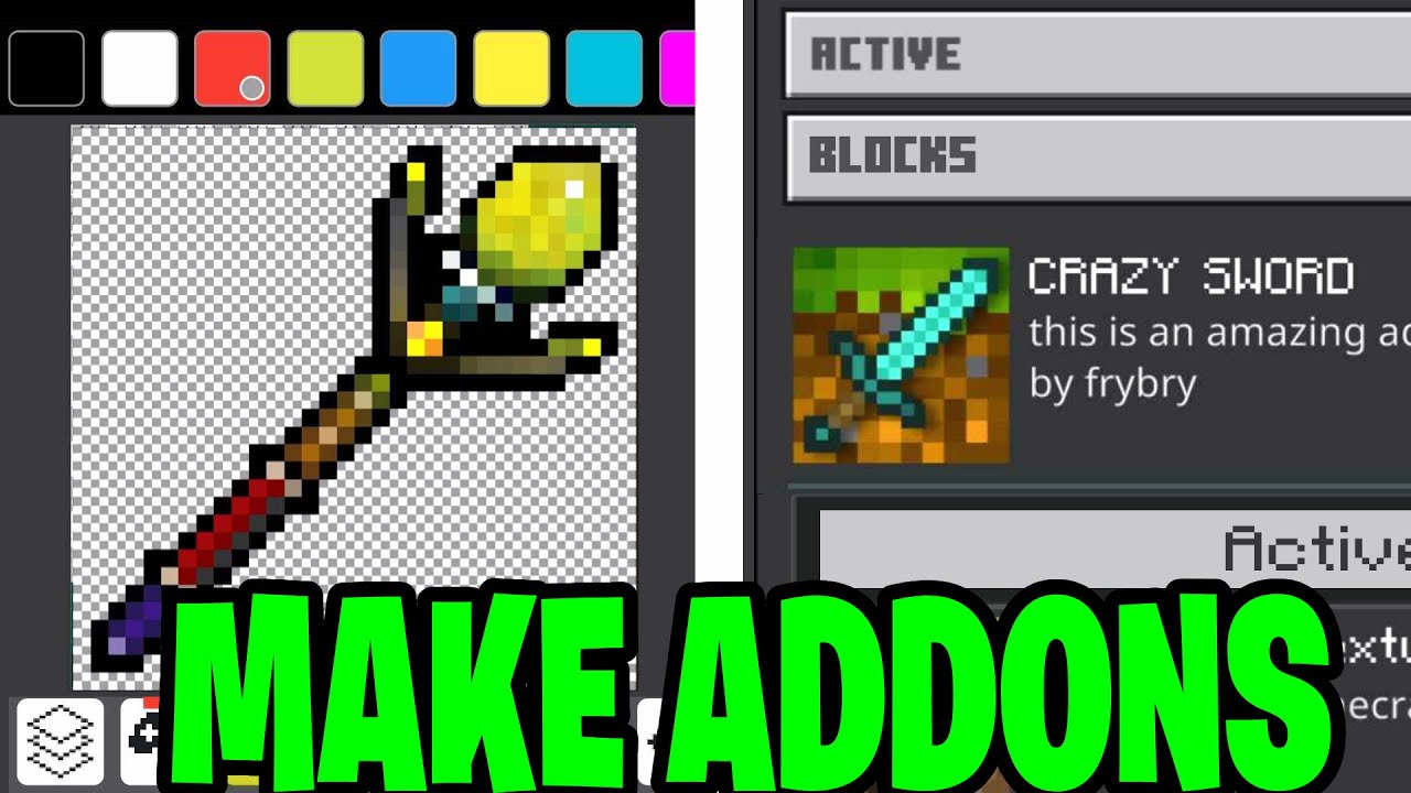 Как создать дополнения для Minecraft Bedrock Edition! — Учебник