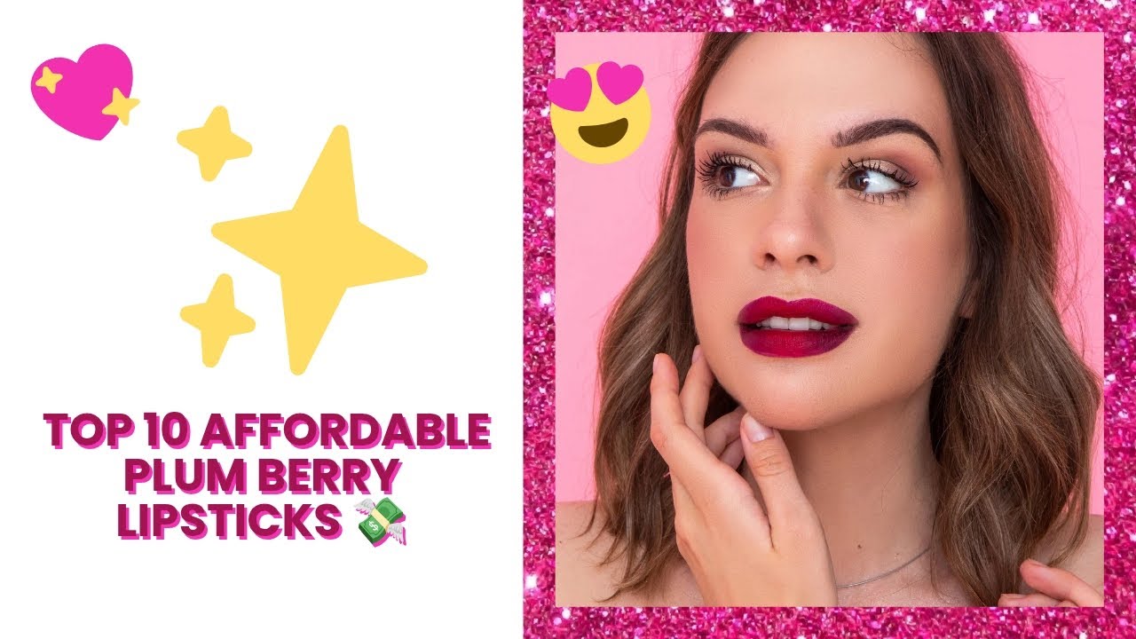 Top 10 Plum Berry Lipsticks Under ₹600 💄 | Everyday to Glam 💖💄#viral #plumlipstick #berrylipstick