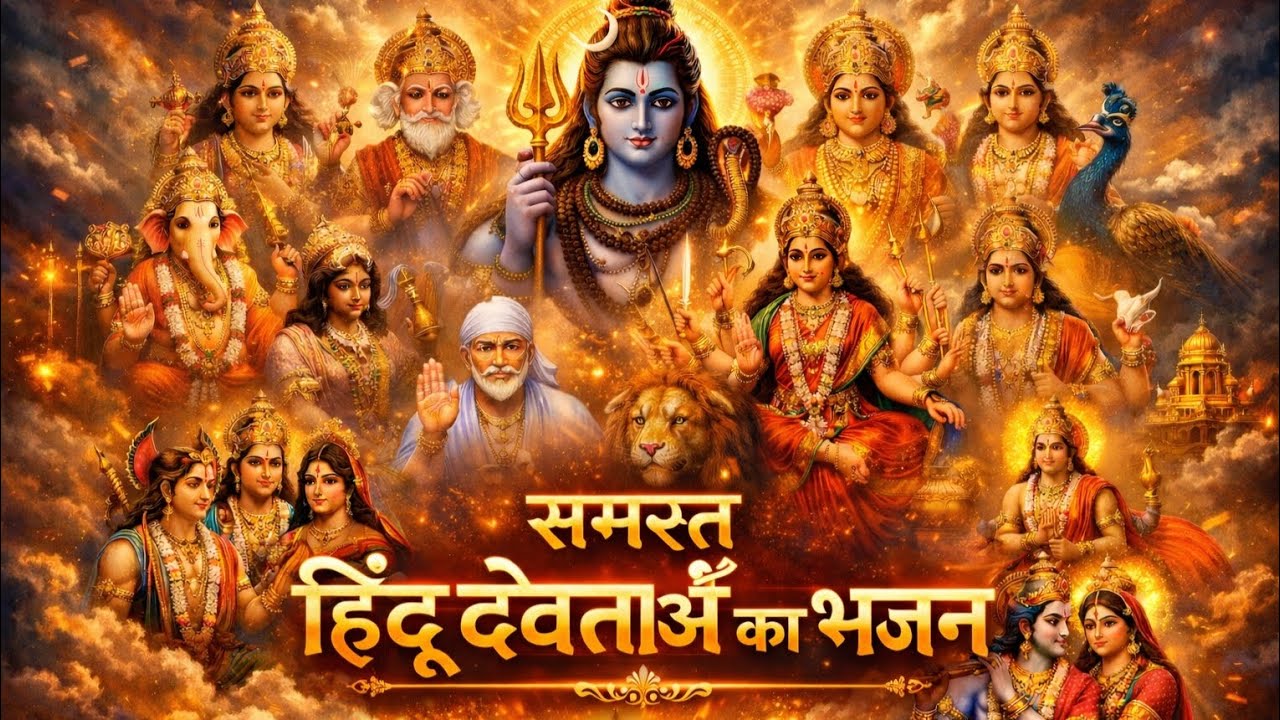 सभी देवी-देवताओं का दिव्य भजन ⚜️ | All Hindu Devta Bhajan | भक्ति गीत