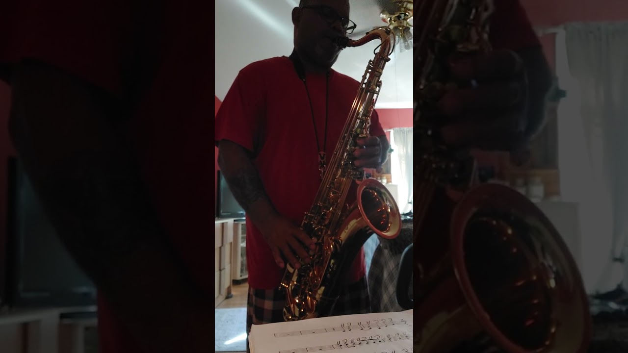 Jose ayala playing tenor saxophone blues