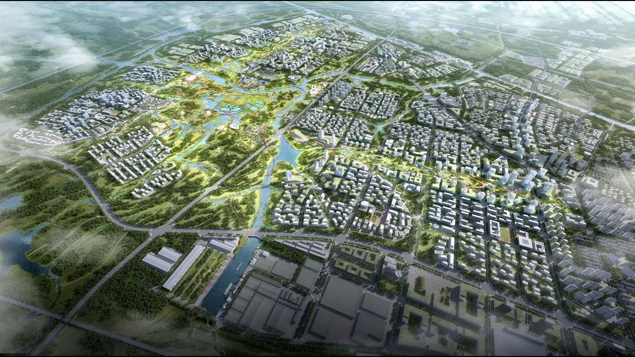 A new 38km2 Eco-Tech City at Wuxi Xiyan Lake, China