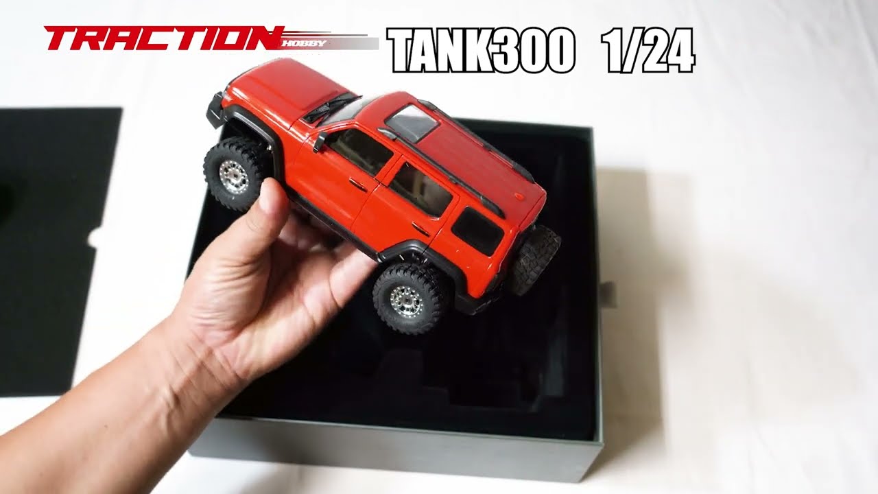 超絶精巧！1/24 TRACTION HOBBY TANK300　技適対応