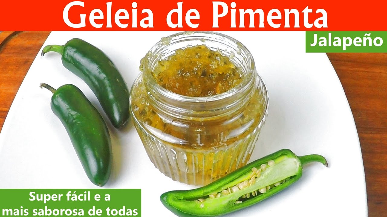 Geleia de Pimenta Jalapeno  / receita super facil / geleia de Pimenta verde Jalapeño / PARA O NATAL