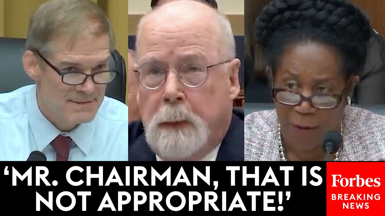 JUST IN: Jim Jordan Called 'Inappropriate' After Mocking Sheila Jackson Lee's Durham Questions
