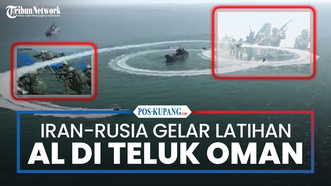 Rusia dan Iran Gelar Latihan Angkatan Laut Bersama di Teluk Oman