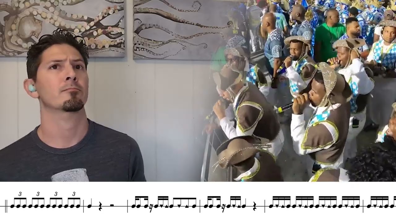Vila Isabel 2023 - Tamborim com Partitura