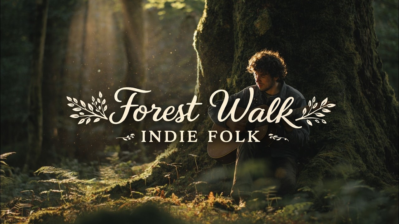 🌲 Forest Walk Indie Folk | Quiet Acoustic Escape into Nature