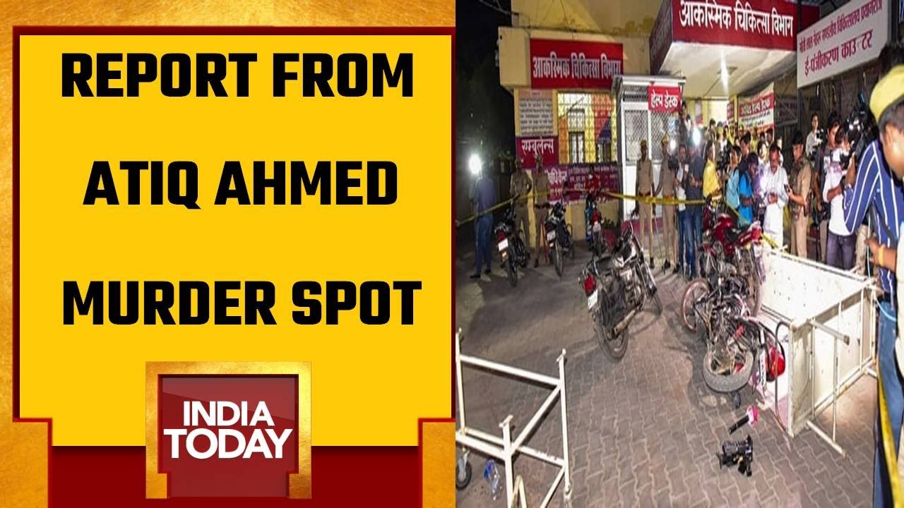 Watch Ground Report From Atiq Ahmed Murder Spot S.I.T In Prayagraj To Recreate Crime Scene