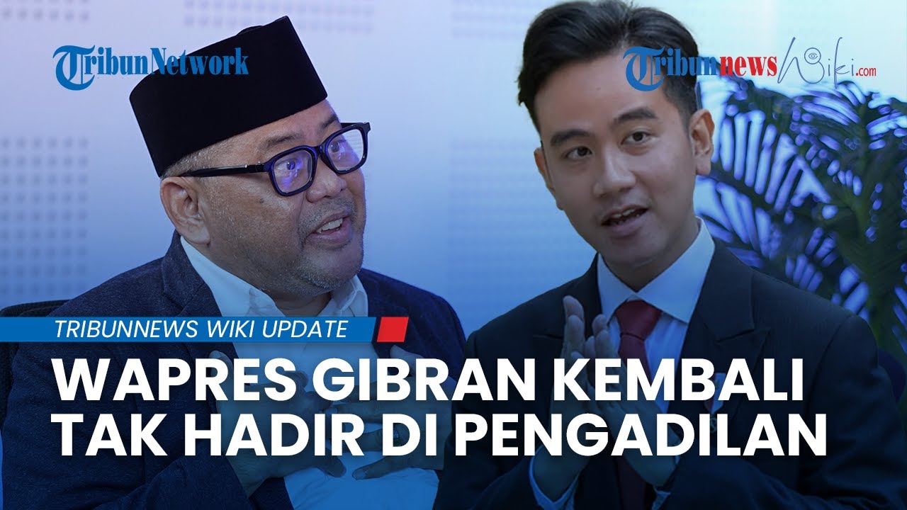 WAPRES GIBRAN KEMBALI ABSEN, Sidang Gugatan Rp125 Triliun Kembali Ditunda Seminggu
