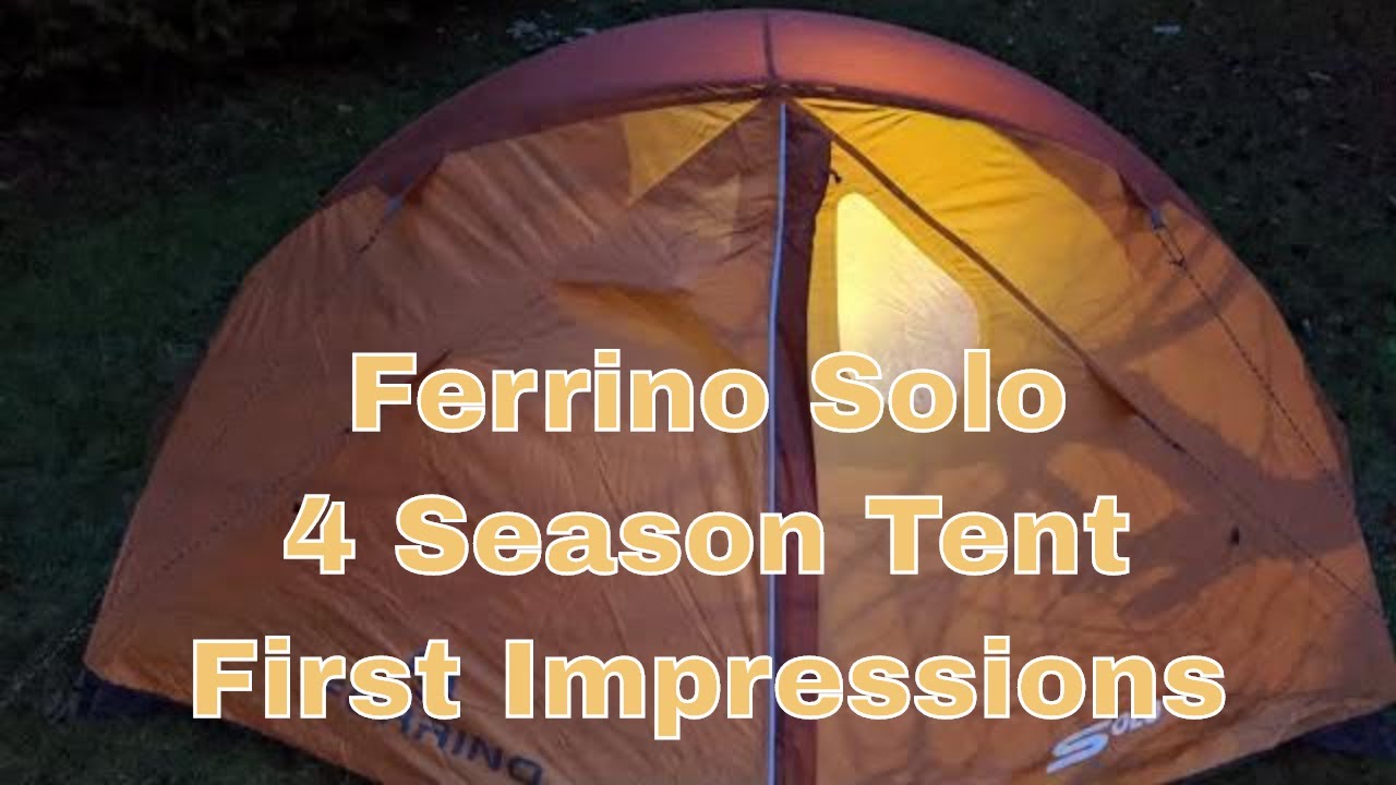#148 Ferrino Solo 4 Season Tent - First Impressions