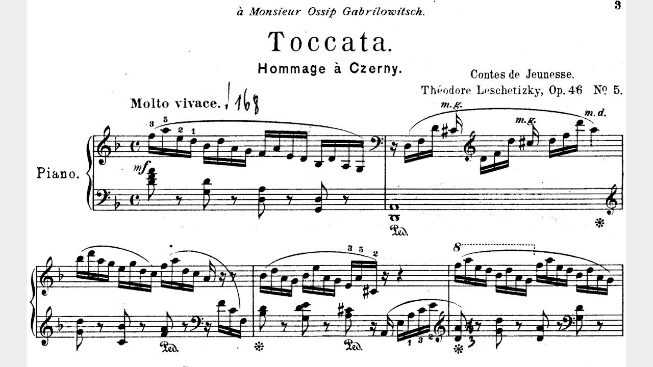 Leschetizky Op.46 No.5 Toccata