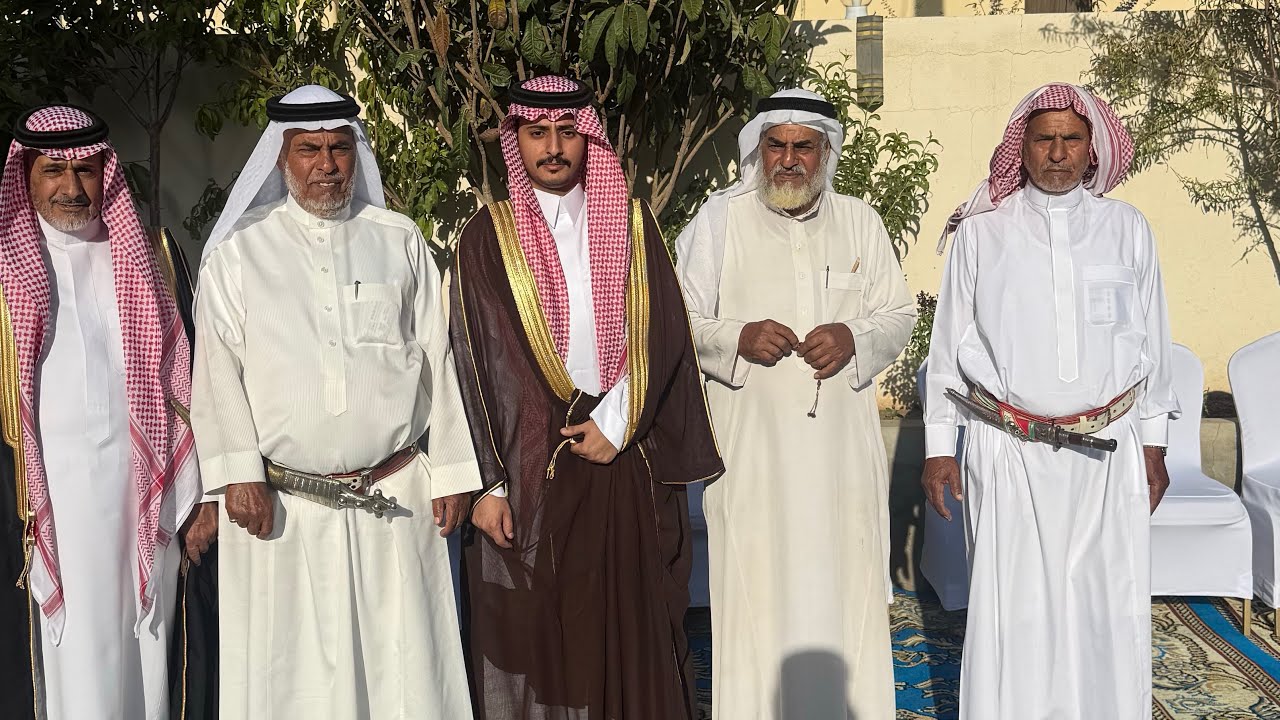 عقد قران النقيب : حسن بن علي آل حسن من قبيلة بلحصين على كريمة الشيخ محمد بن فايز الرياعي