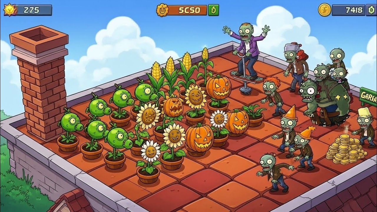Game Theory: PvZ Physics and Plant Placement