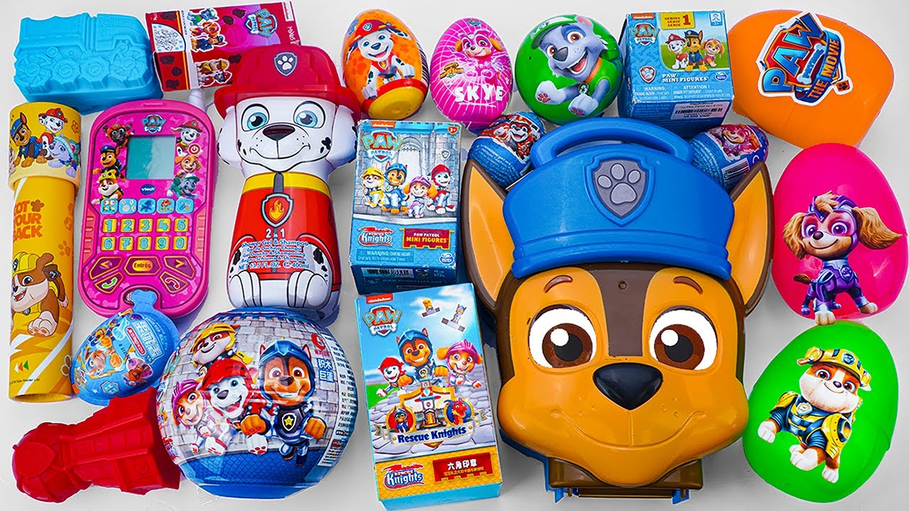 ASMR 65+ Mins Satisfying Unboxing Surprise PAW PATROL Toy Boxes & Eggs | Review Toys (No Talking)