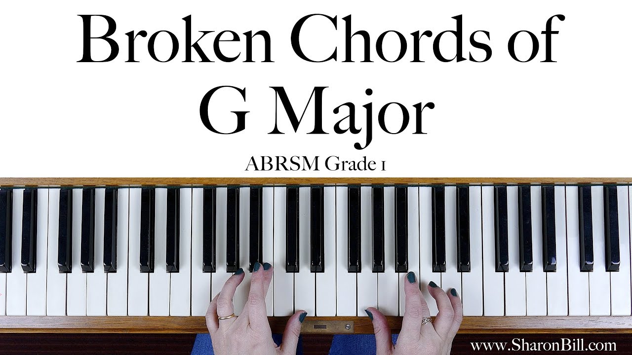 ABRSM Grade 1 Broken Chords in G Major Right Hand and Left Hand