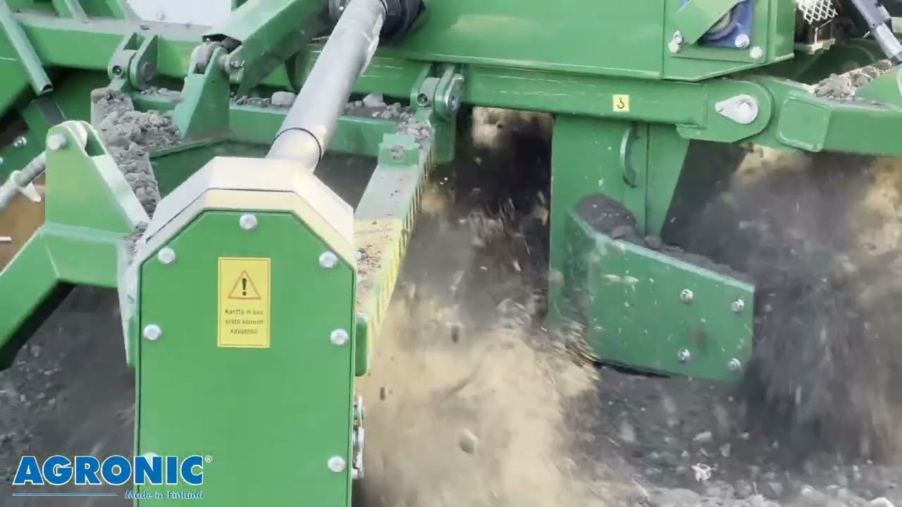 Agronic Rock Tornado 550 stone picker in Norway