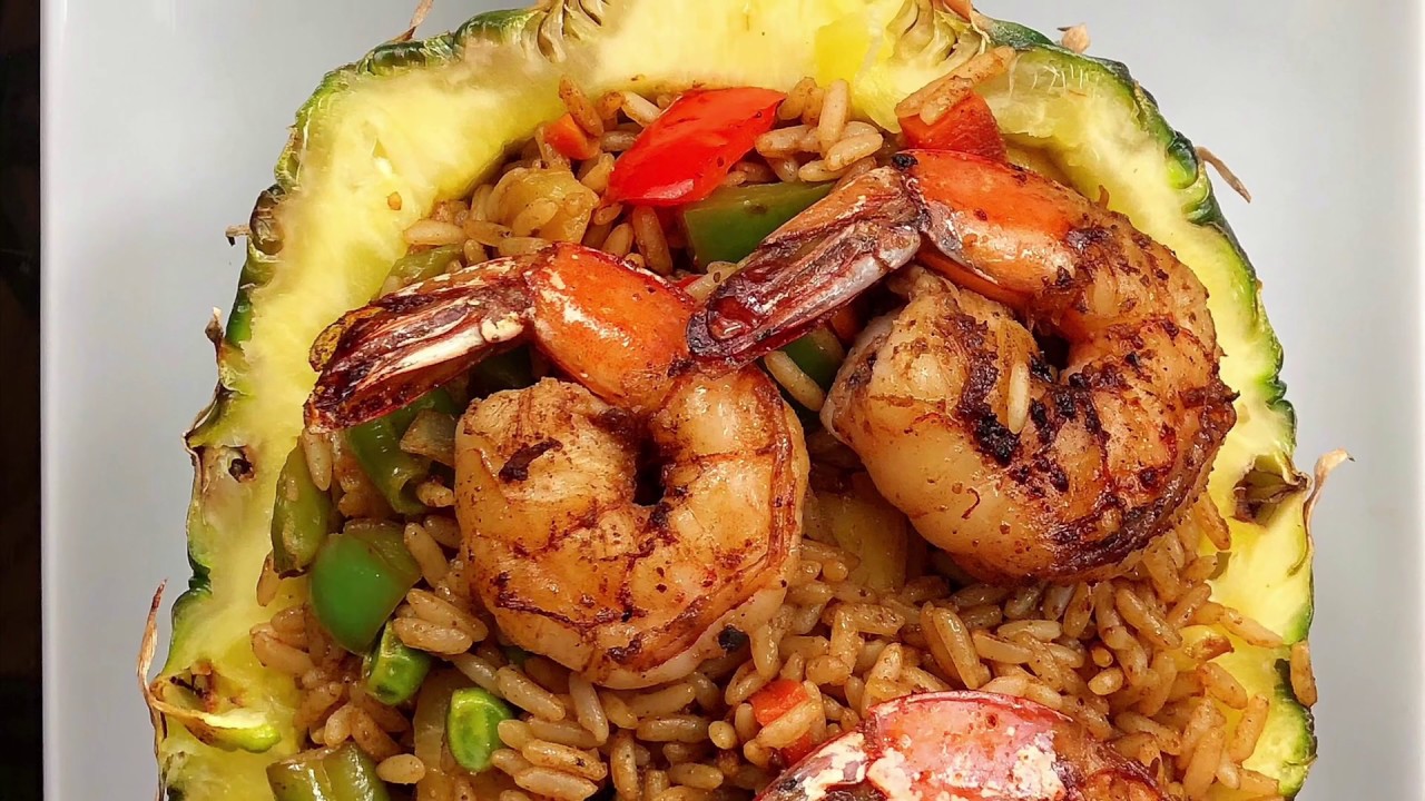 How To Make Jerk Shrimp Pineapple Fried Rice