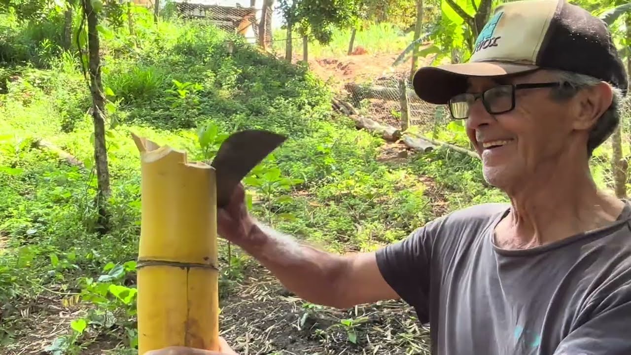 Fazendo espeto de bambu para o churrasco #viral, como fazer espetos para churrasco 